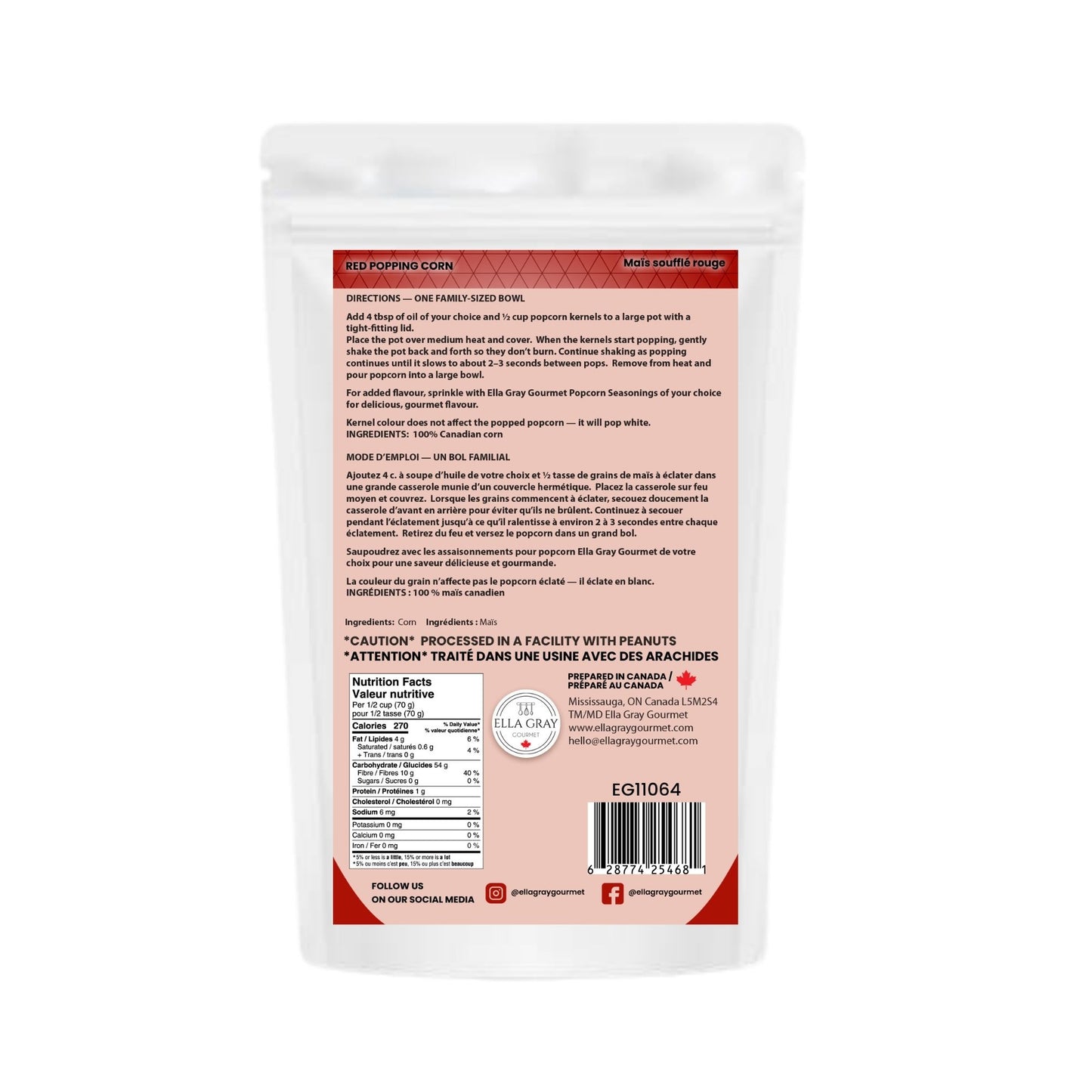 Movie Time Popcorn Kernels - Red