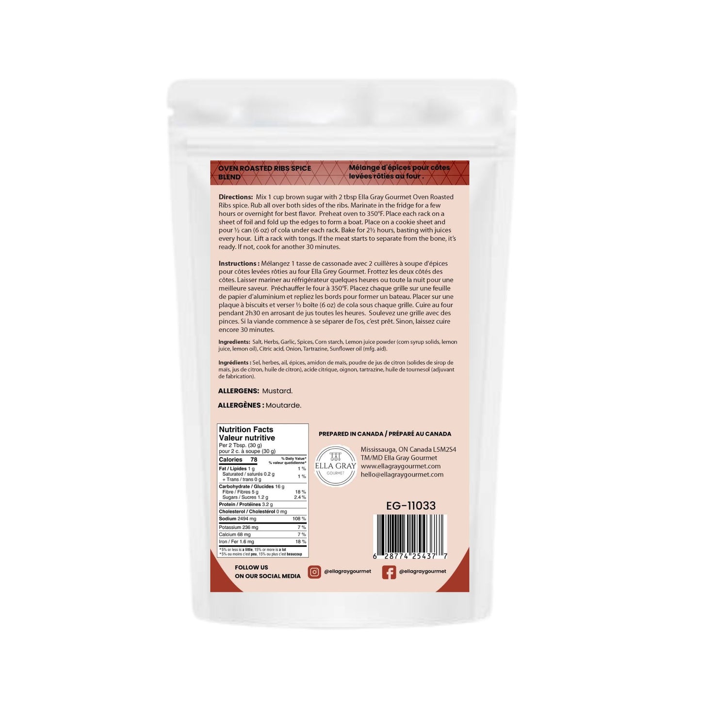 Spice Blend - Oven Roasted Ribs