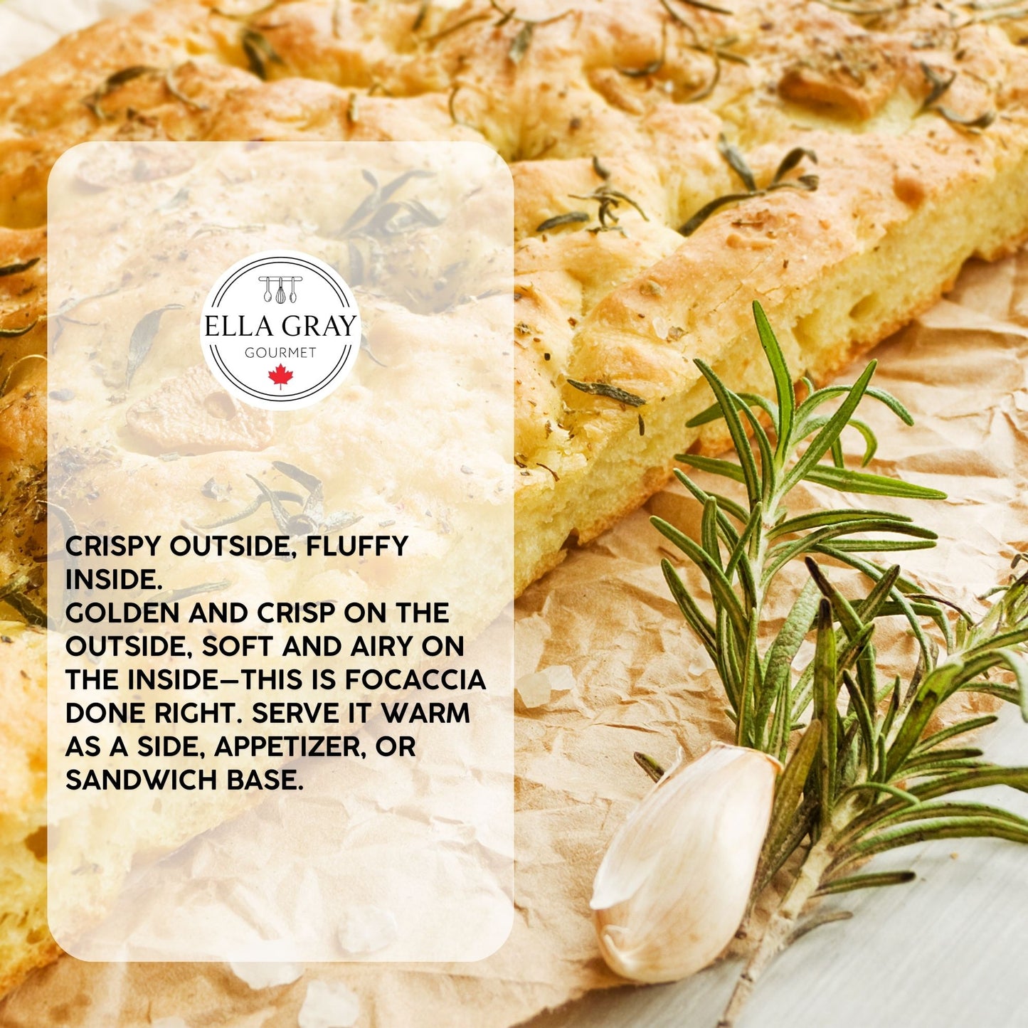 Garlic & Rosemary Focaccia Bread Mix