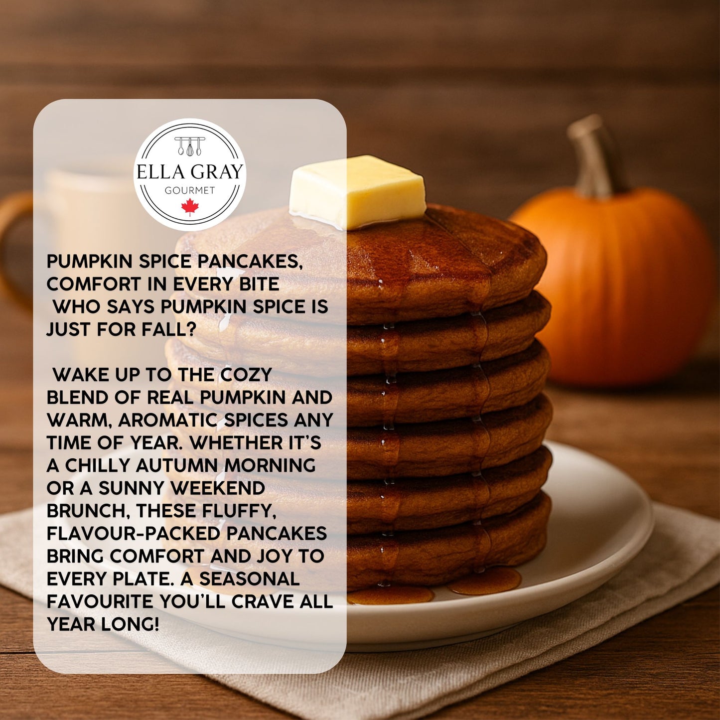 Pumpkin Spice Pancake Mix