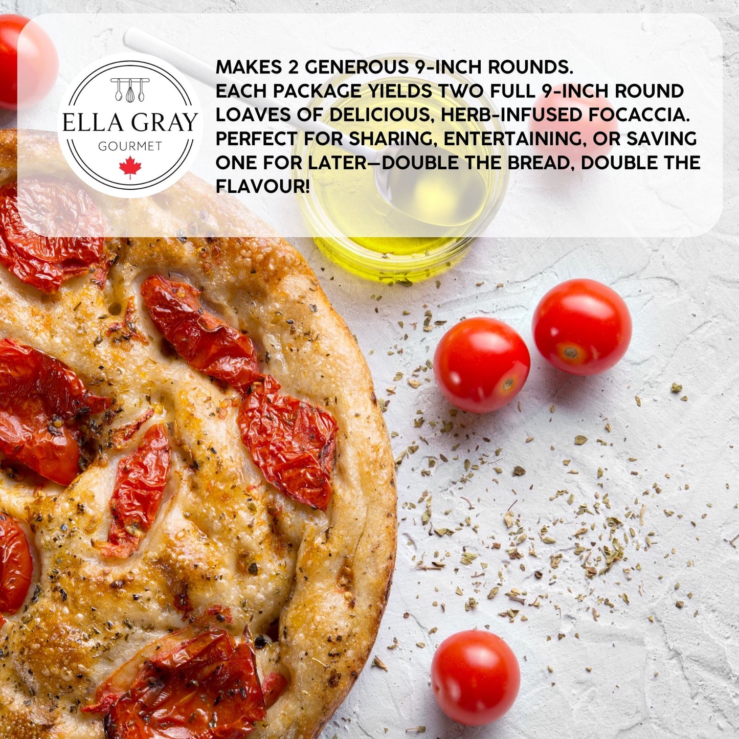 Garlic & Rosemary Focaccia Bread Mix
