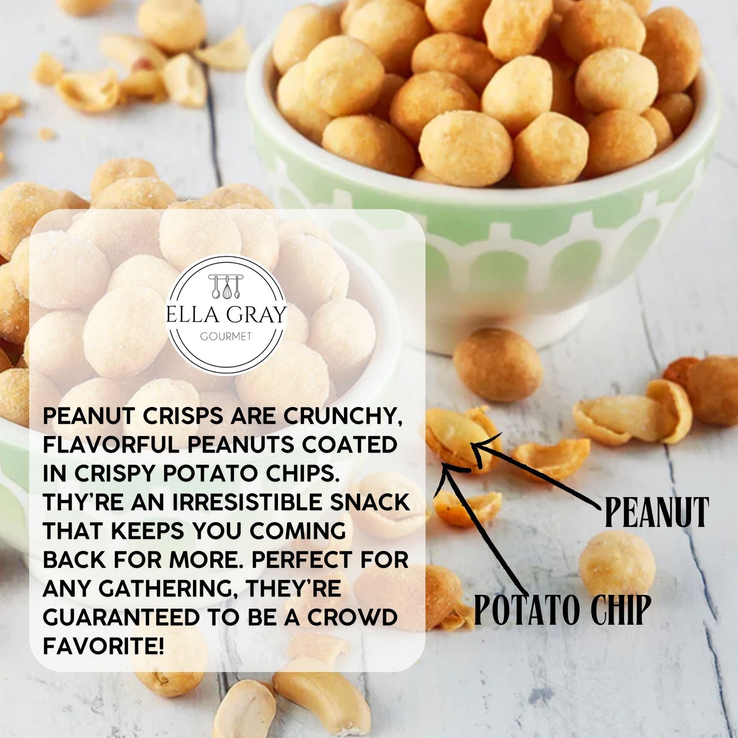 Peanut Crisps - Dill Pickle
