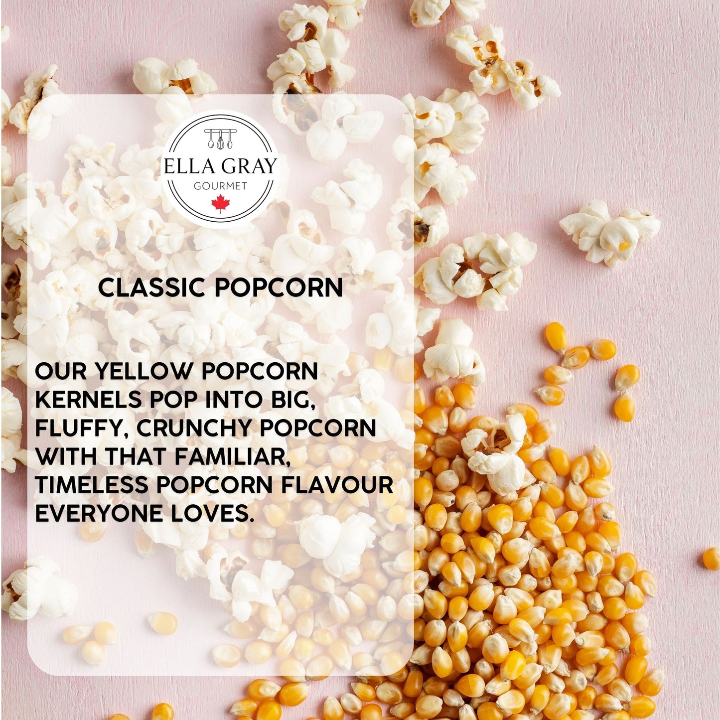 Movie Time Popcorn Kernels - Yellow