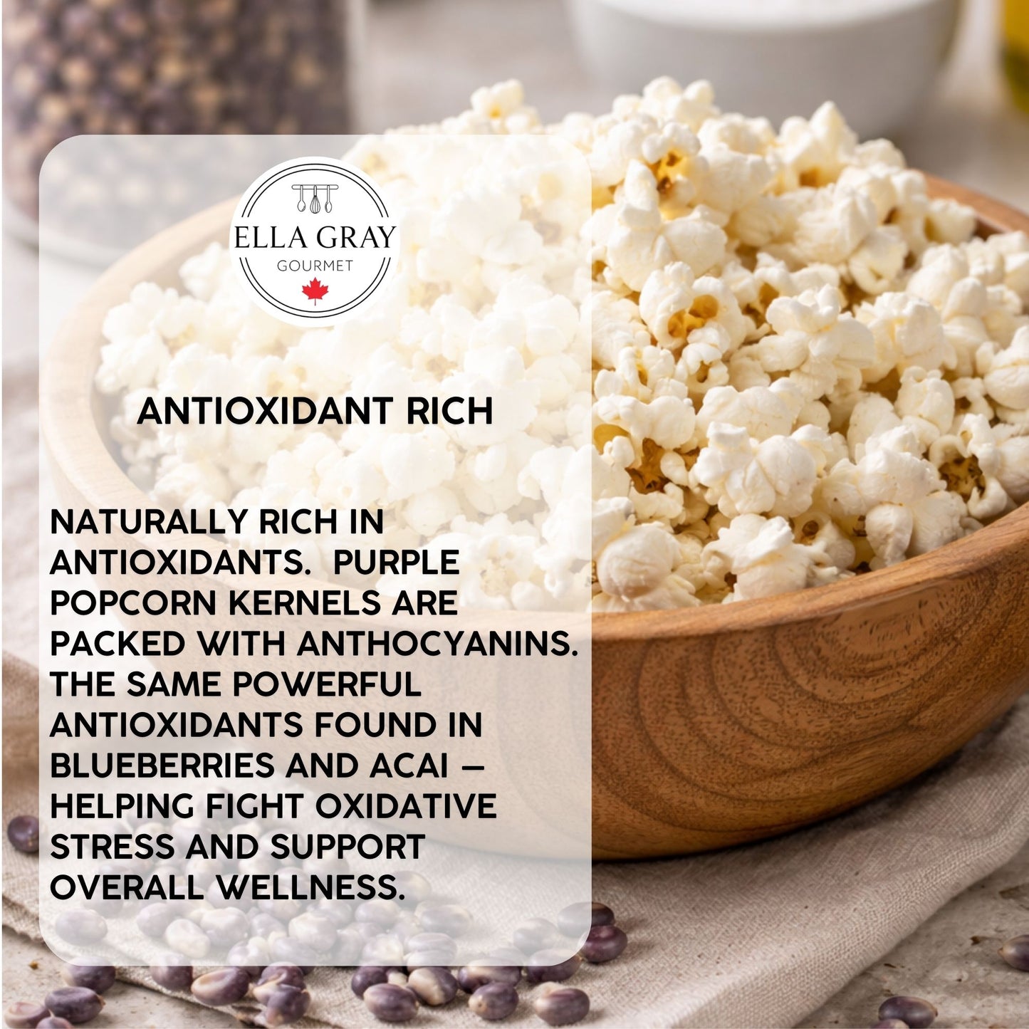 Movie Time Popcorn Kernels - Purple GMO FREE