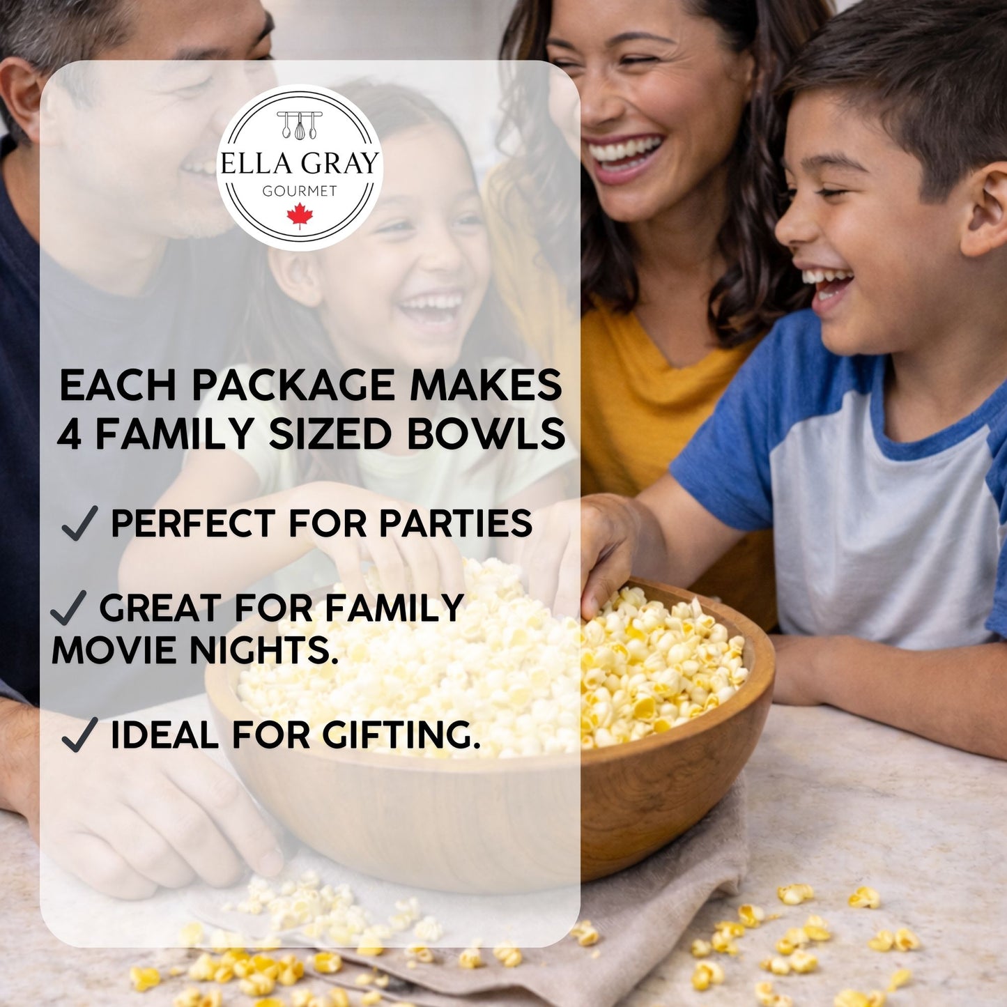 Movie Time Popcorn Kernels - Yellow