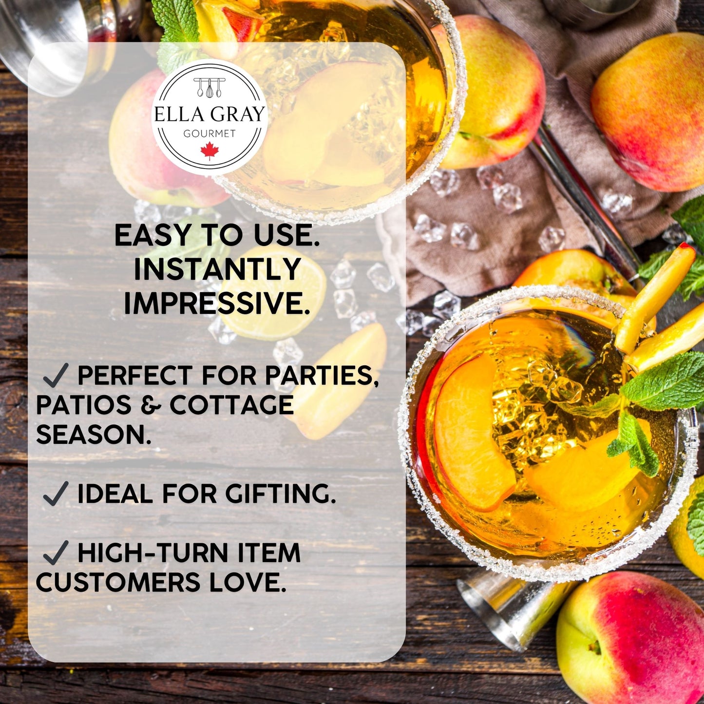 Drink Rimmer - Peach Margarita